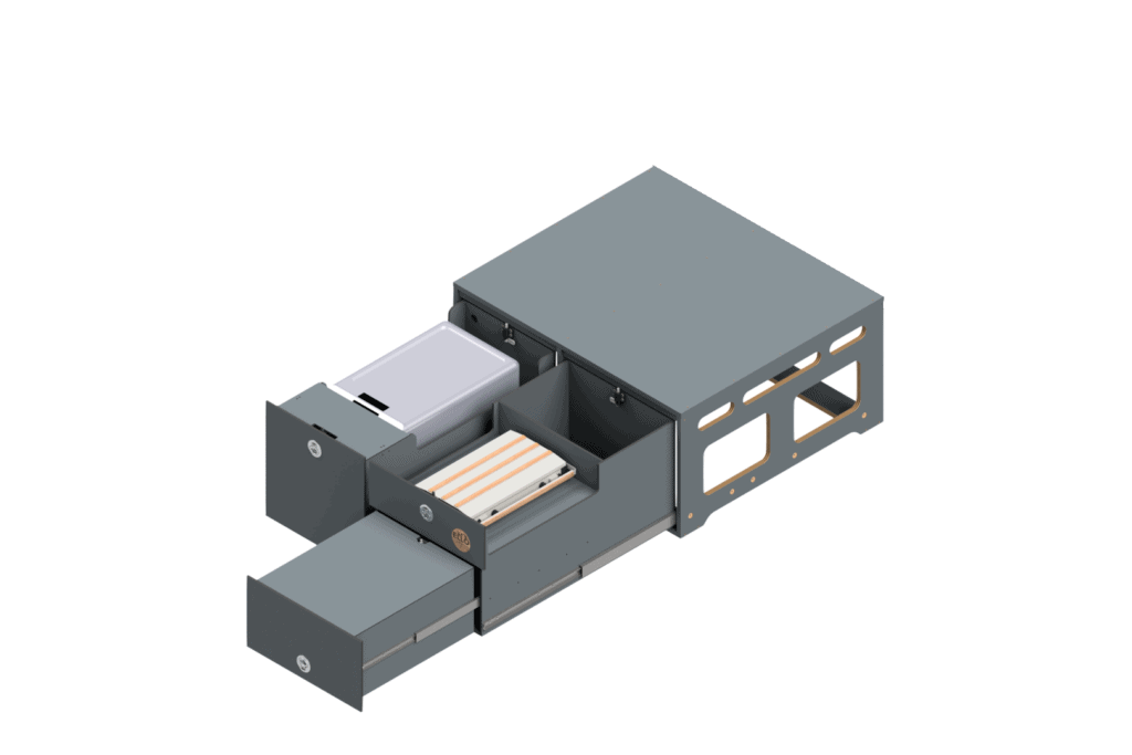 ElloCamping Linie M mit Stauraum/Kocher