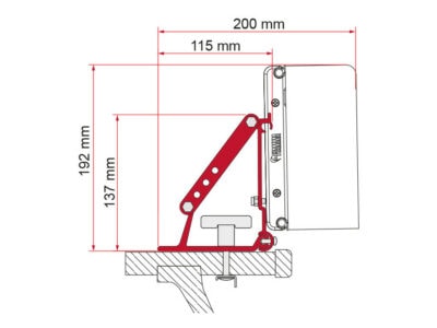 Fiamma Markisenadapter
